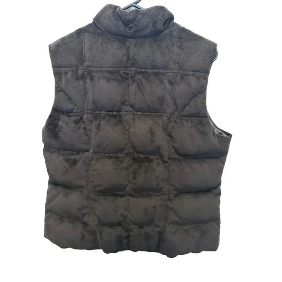 Eddie Bauer Premium Goose Down Quilted Microfiber Puffer Vest Size Large - Picture 7 of 8